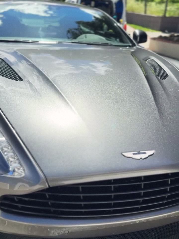 Aston Martin hood gloss video